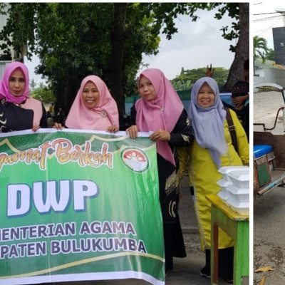 DWP Kemenag Bulukumba Berbagi Takjil Jumat Kedua Ramadhan