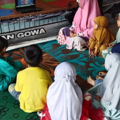 Antusiasme Siswa RA Ulil Albab 1 Nobar di Pesantren Ramadhan