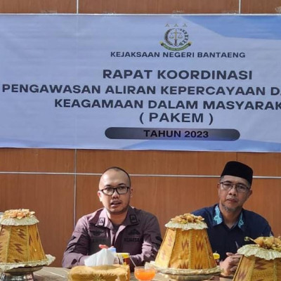 Kakan Kemenag Bantaeng Hadiri Rakor Tim Pakem