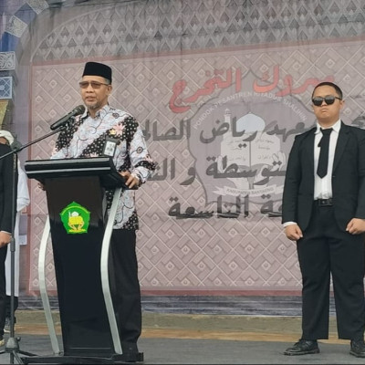 Kakan Kemenag Bantaeng Hadiri Wisuda Santri dan Peresmian RKB Riyadus Shalihin Yapqah