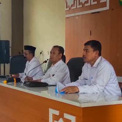 Kasubag TU, Pimpin Rapat Persiapan Lepas Sambut Kepala Kantor Kemenag Bulukumba