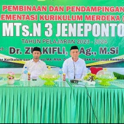 Pakar Kurmed Hadir Di MTs.N 3 Jeneponto