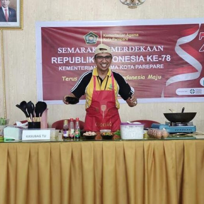 Pejabat Kemenag Parepare Adu Kreasi di Ajang Lomba Masak