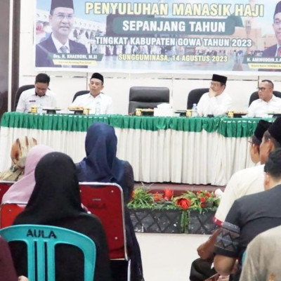 Bentuk Jemaah Mandiri, Kemenag Gowa Gelar Manasik Haji Sepanjang Tahun