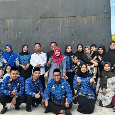 12 Orang Guru MAN 3 Bone Ikuti Pelantikan dan Pengambilan Sumpah PPPK Kemenag Sulawesi Selatan.