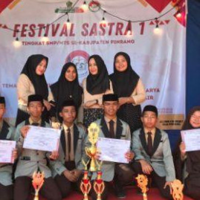 MTs Tassbeh Baitul Qur’an,  Sabet Juara Umum “Festival Sastra” Se-Kab. Pinrang