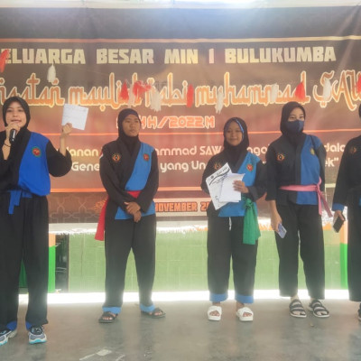 Perguruan Pencak Silat "Jejak Agung" Menggelar Sosialisasi Penerimaan Anggota Baru di MIN 1 Bulukumba