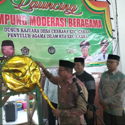 KUA Kecamatan Camba Jadikan Cenrana sebagai Kampung Moderasi Beragama