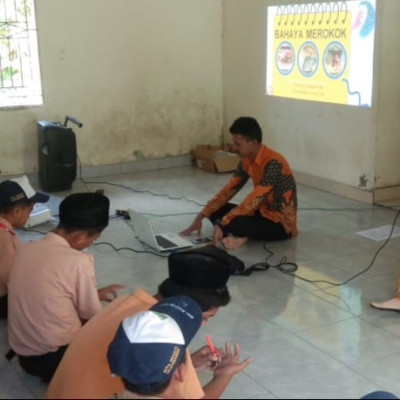 Cegah Penambahan Jumlah Pengguna Rokok Puskesmas Ujung Loe Lakukan Screening di MTs Sehati Ulutedong