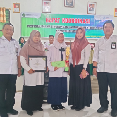 Raih Juara II pada KSM Tk. Provinsi Sulsel, Kasi Penmad Apresiasi dan Berikan Reward