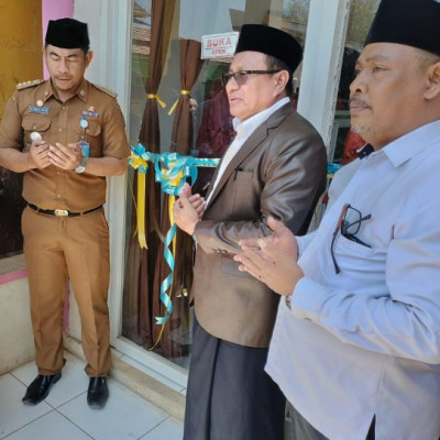 Kakankemenag Maros Resmikan Pengoperasian Bantuan Inkubasi Bisnis Pesantren Nurul Ikhwan