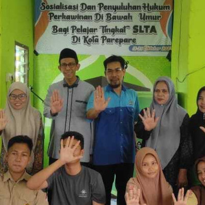 Siswa SLTA Sederajat di Kota Parepare Ikuti Sosialisasi dan Penyuluhan Hukum Perkawinan di Bawah Umur