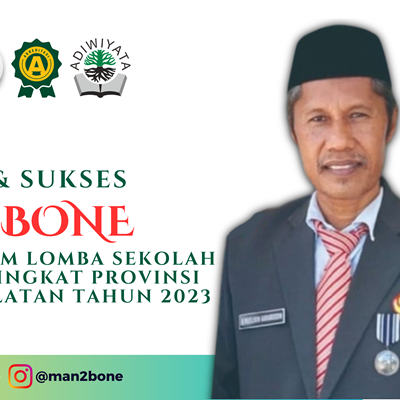 MAN 2 Bone Raih Adiwiyata Tingkat Provinsi