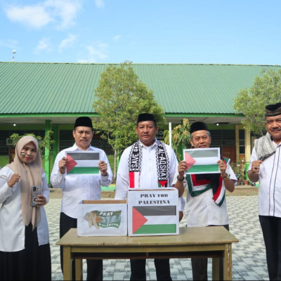 Aksi Kemanusiaan MAN 1 Bone Peduli Palestina