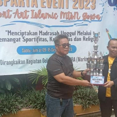 Tutup Event SPARTA 2 MTsN Gowa, Mansur Apresiasi Sportifitas Siswa