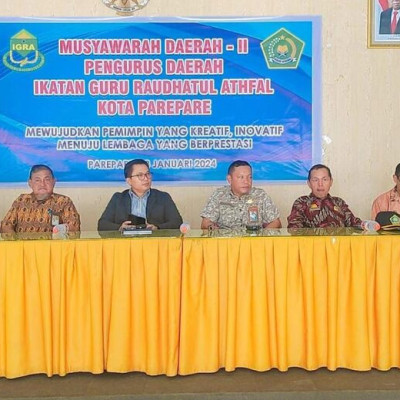 Musda II PD IGRA Parepare, Kakan Kemenag Sampaikan Apresiasi terhadap Dedikasi Guru RA 