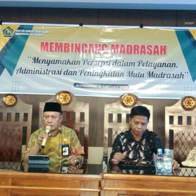 Bincang Madrasah di Kemenag Bulukumba, Meningkatkan Administrasi dan Mutu Madrasah