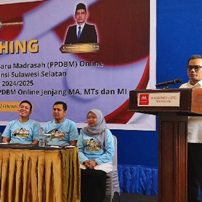 "Hijrah", Kepala MAN 2 Bone Hadiri Launching PPDBM Online 2024