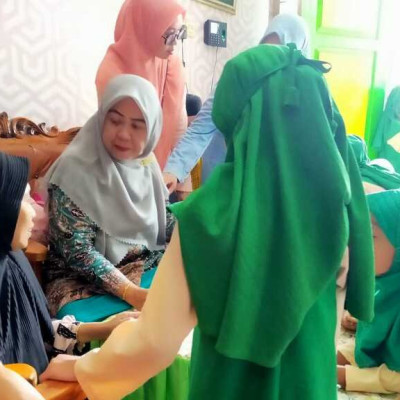 Calon Peserdik MIN 8 Bone Lakukan Pengukuran Seragam