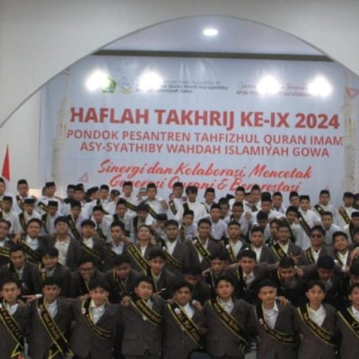 PPS Tahfizhul Imam Asy-syathiby Gowa Luluskan 107 Wisudawan Hafizh Qur'an