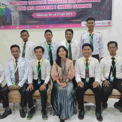 Satu Lagi Guru MTsN Pinrang Ikuti Pelatihan TIK MTs Angkatan I di BDK Makassar