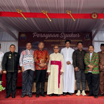 Ketua FKUB Kab. Luwu Hadiri Peresmian Rumah Pastor Padang Sappa