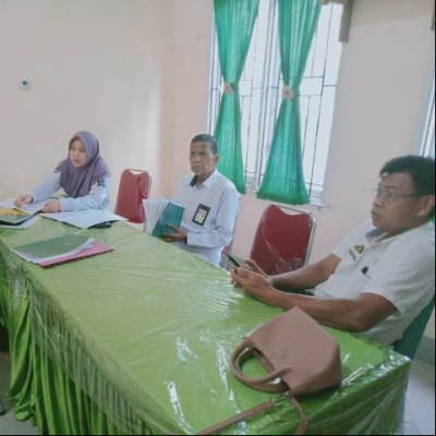 Kunjungan Tim Monitoring Monev Penyelenggaraan Zakat Wakaf Pada KUA Kecamatan Wilayah Kab. Sinjai