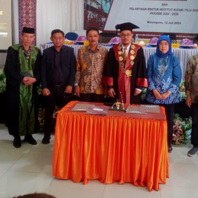 Kepala KUA Kecamatan Tanete Riattang Barat Hadiri Pelantikan Rektor Institut Bataritoja Bone sebagai Rohaniawan*