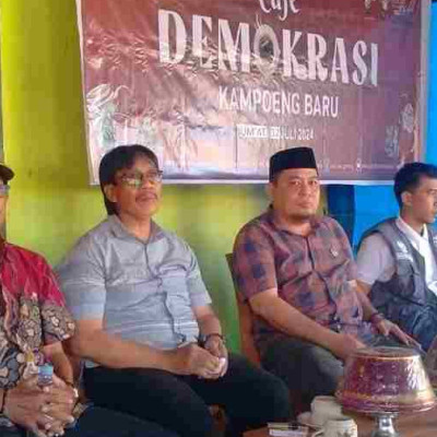 Ansar Halim, Penghulu KUA Batulappa, Hadiri Kegiatan Cafe Demokrasi KPU Pinrang