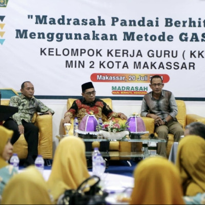KKG MIN 2 Makassar Gelar Pelatihan Metode GASING, Ini Pesan Kakanwil Kemenag Sulsel