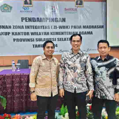 Kaur TU MTsN Pinrang Ikuti Pendampingan Zona Integritas di Makassar