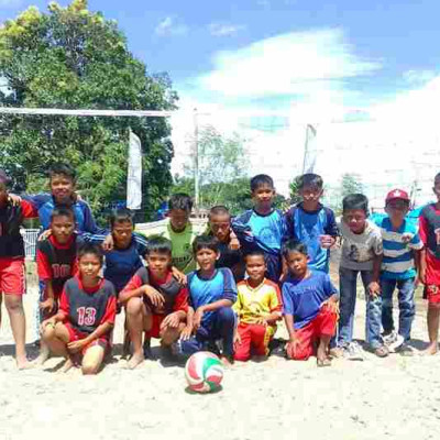 Kontingen Volley Ball Putra MI DDI Masolo Menang Melawan SDN 113 Pinrang