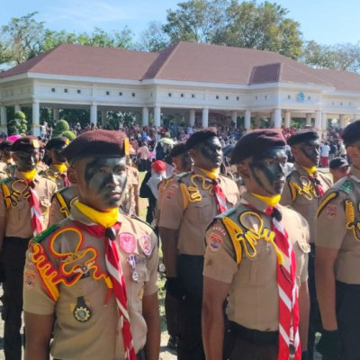 Siswa MAN 1 Bone Sukseskan Gerak Jalan Indah Peringatan Hari Kemerdekaan