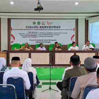 Dialog Kerukunan Kemenag Pinrang; Perkuat Peran FKUB dan Tokoh Agama untuk Suasana Damai