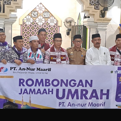 Lepaskan Jemaah Umrah, Kepala KUA Towuti Apresiasi Semangat Beribadah Masyarakat Towuti