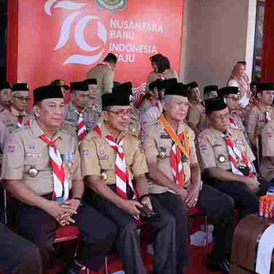 Kasi Penmad Kemenag Pinrang Hadiri Peringatan Hari Pramuka ke-63 di Kantor Bupati