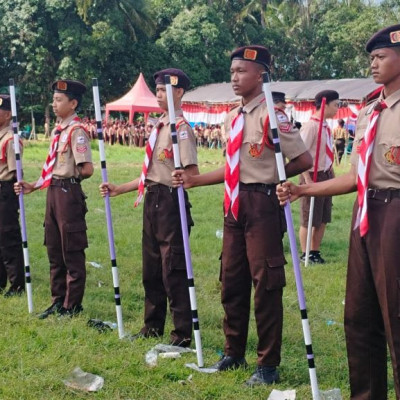 MTsN 1 Bone Raih Juara 1 Lomba LKBB Putra di Ajang Kreativitas Pramuka