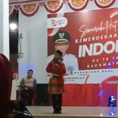 Peserta Didik MIN 1 Bone Hibur Warga Sibulue Lewat Lagu Indo  Tau Malebbi’ta