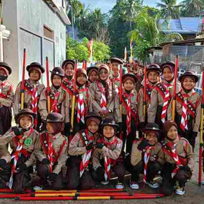 Pasukan Gerak Jalan Pramuka MI DDI Masolo Beraksi