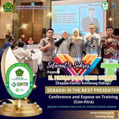 Kakankemenag Sidrap Terpilih 10 The Best Presenter CON-XTRA