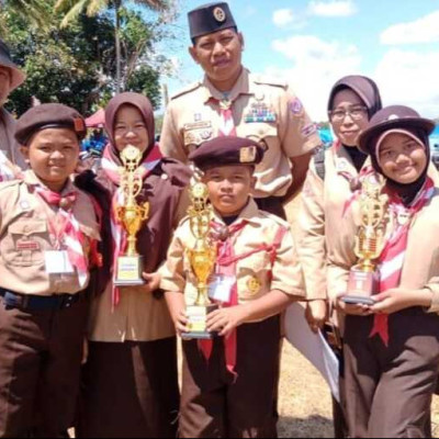 MIN 8 Bone Sapu Bersih Juara 1 dalam Lomba Sandi PA/PI di Kwarran T.R.