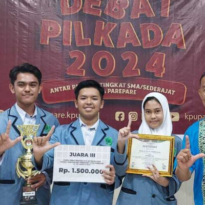 Skuad MAN 2 Kota Parepare Juara 3 Lomba Debat, Ini Kisah Perjuangan Dramatisnya