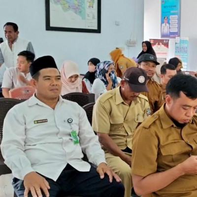 Lokakarya Mini Lintas Sektor UPT Puskesmas Kajuara, Kepala TU  Wakili Kepala MAN 4 Bone