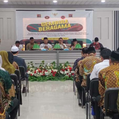 Kemenag Barru Laksanakan kegiatan Gembira Beragama bersama BNPT dan FKPT