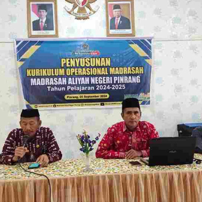 MAN Pinrang Gelar Penyusunan KOM