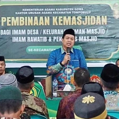 Kakankemenag Gowa di Tompobulu : Pentingnya Peran Imam Masjid Bagi Umat