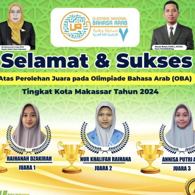 Tiga Siswa MAN 2 Kota Makassar Lolos OBA Tingkat Provinsi 2024