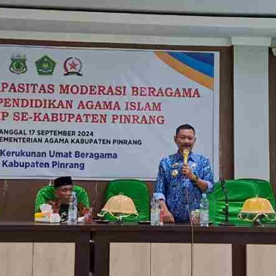 Pentingnya Moderasi Beragama, FKUB Pinrang Gelar Pembinaan untuk Guru Agama