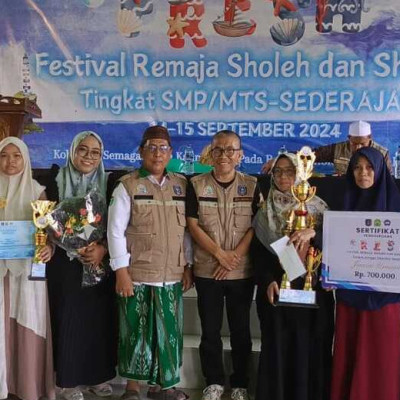 MTs DDI Al Furqan Juara Umum Festival Remaja Sholeh dan Sholeha Tingkat SMP/MTs se-Kota Parepare