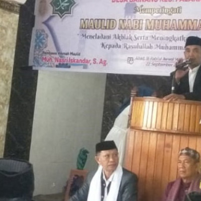 KUA Kec. Palakka Sosialisasikan Pencegahan Pernikahan Usia Dini di Peringatan Maulid Nabi